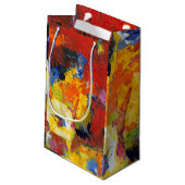 Renntag Kleine Geschenktüte (Rückseite Schrägansicht)