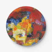 Renntag Pappteller (Vorderseite)