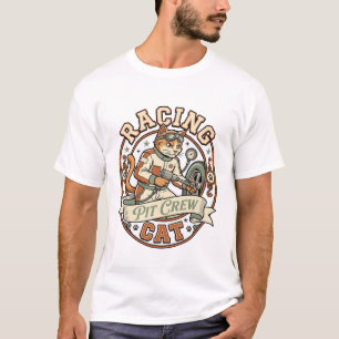 Rennteam-Katze Rennteam-Katze Vintage Ve T-Shirt