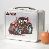 Renntraktor Hot Rod Metall Brotdose (Beispiel)