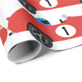 Rennwagen 1 geschenkpapier (Rolleneckpunkt)