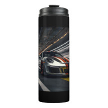 Rennwagen auf Innenbahn