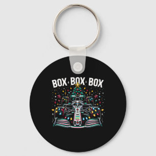 Rennwagen Box Box Box Funk Anruf Spaß Weihnachten Schlüsselanhänger