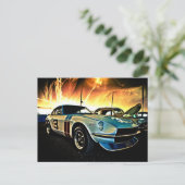 Rennwagen Datsuns Z Postkarte (Stehend Vorderseite)