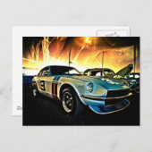Rennwagen Datsuns Z Postkarte (Vorne/Hinten)
