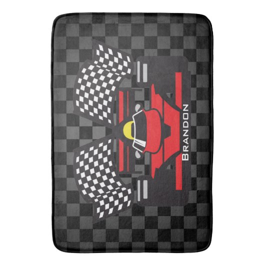 Rennwagen-Design-Badematte Badematte (Vorderseite Vertikal)