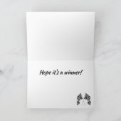 Rennwagen-Design Geburtstagskarte Karte (Innenseite)