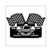 Rennwagen-Design Holz-Briefmarke Gummistempel (Prägung)