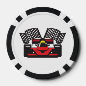 Rennwagen-Design-Pokerchips Pokerchips (Rückseite)