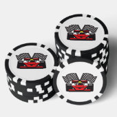 Rennwagen-Design-Pokerchips Pokerchips (Stapel)