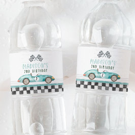Rennwagen Fast Water Flasche Label Dekoration Gebu Wasserflaschenetikett