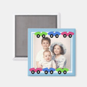 Rennwagen/Foto Magnet (Vorderseite/Rückseite)