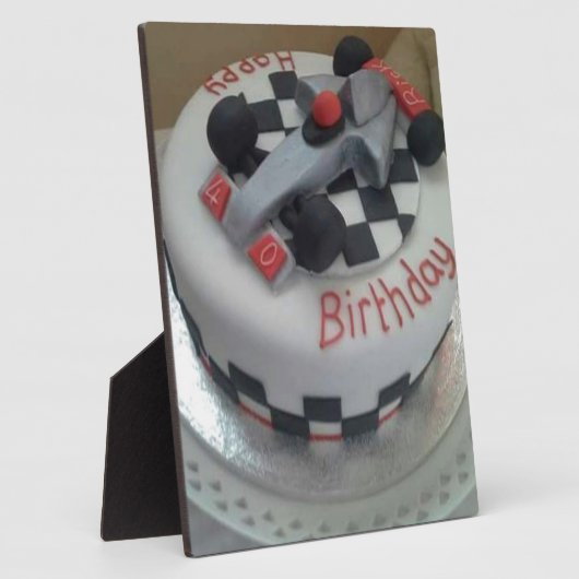 Rennwagen Fotoplatte (Seite)