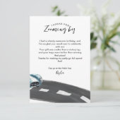 Rennwagen-Geburtstag Fast One  Dankeskarte (Stehend Vorderseite)