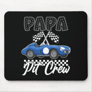 Rennwagen-Geburtstagsfeier-Rennfamilie-Papa-Pit Mousepad