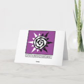 Rennwagen Geburtstagskarte Karte (Rückseite)