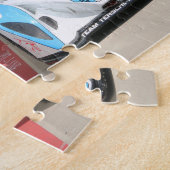 Rennwagen in phantastischen Farben Puzzle (Seite)