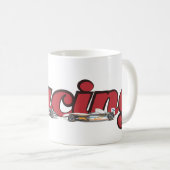 Rennwagen Kaffeetasse (VorderseiteRechts)
