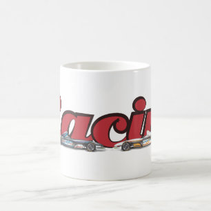 Rennwagen Kaffeetasse