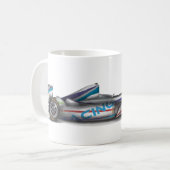 Rennwagen Kaffeetasse (Vorderseite Links)
