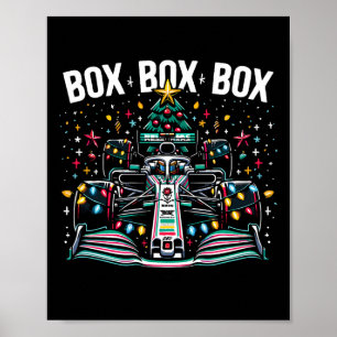 Rennwagen Kiste Kiste Kiste Funk Anruf Spaß Weihna Poster