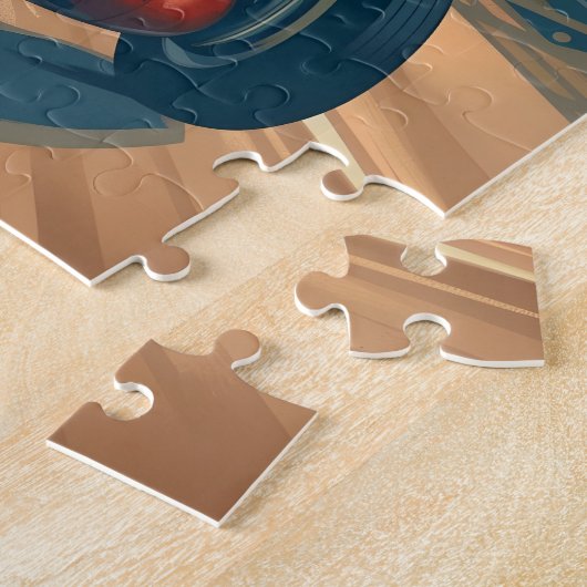 Rennwagen Kopenhagen Vintage Puzzle (Seite)