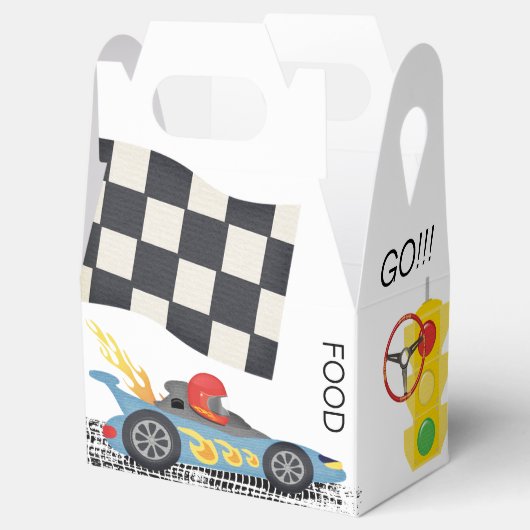 Rennwagen Lebensmittel oder Preise für den Rennspo Geschenkschachtel (Geöffnet)