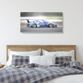 Rennwagen Leinwanddruck (Insitu (Schlafzimmer))