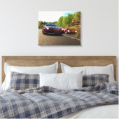 Rennwagen Leinwanddruck (Insitu (Schlafzimmer))