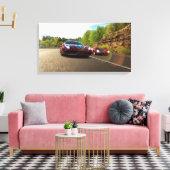 Rennwagen Leinwanddruck (Insitu (Wohnzimmer))