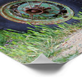 Rennwagen letzte Pit-Stop Poster (Ecke)