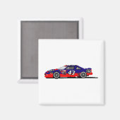 Rennwagen Magnet (Vorderseite/Rückseite)