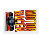 Rennwagen Magnet (Horizontal)