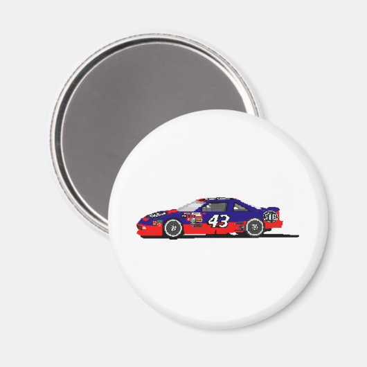 Rennwagen Magnet (Vorderseite/Rückseite)