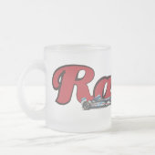 Rennwagen Mattglastasse (Links)