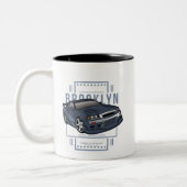 Rennwagen _ Motor 15 Zweifarbige Tasse (Links)