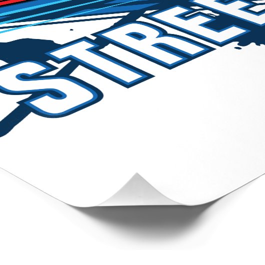 Rennwagen _ Motor 1 Poster (Ecke)