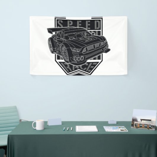 Rennwagen _ Motor 2 Banner (Messeveranstaltung)