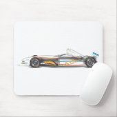 Rennwagen Mousepad (Mit Mouse)