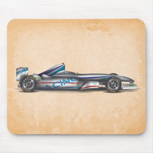 Rennwagen Mousepad (Vorne)