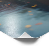 Rennwagen Nr. 69 in schönen Farben Fotodruck (Ecke)