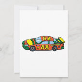 Rennwagen Nummer 88 Einladung (Vorderseite)