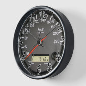 Rennwagen Odometer Design Wall Clock Wanduhr (Winkel)