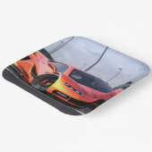 Rennwagen Pappteller (Gewinkelt)