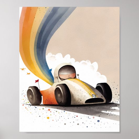 Rennwagen Poster (Vorne)