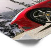 Rennwagen-Poster Poster (Ecke)