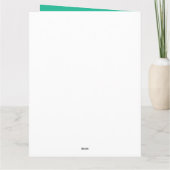 Rennwagen Racer Geburtstag Karte (Rückseite)