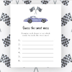 Rennwagen - Raten Sie mal, das Sweet Mess Spiel