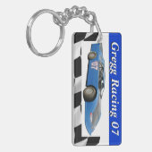 Rennwagen Schlüsselkette Schlüsselanhänger (Vorderseite links)