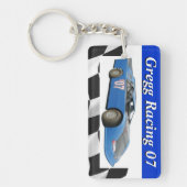 Rennwagen Schlüsselkette Schlüsselanhänger (Vorderseite)